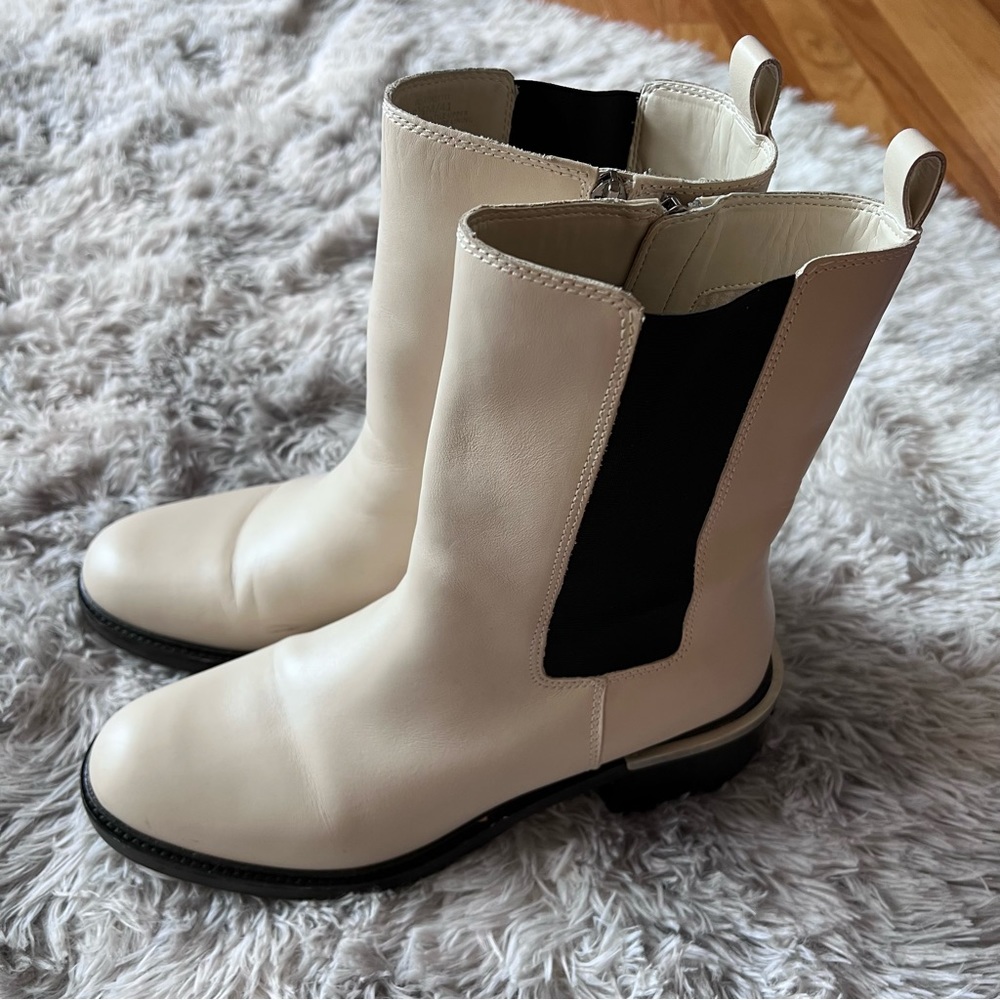 Vince Camuto | Leather Moto Boots - Picture 3 of 6